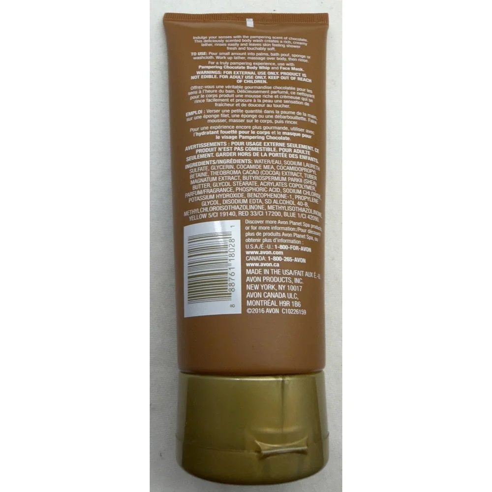 Avon Planet Spa Pampering Chocolate Body Wash with Cocoa Extract 200ml 6.7oz